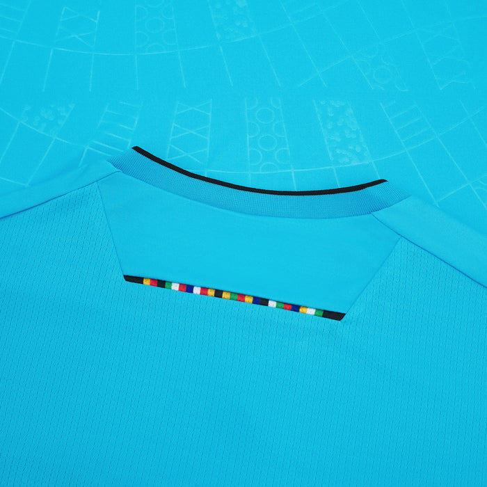 UEFA European Championship 2024 Referee Shirt - Neon Blue - Short Sleeves