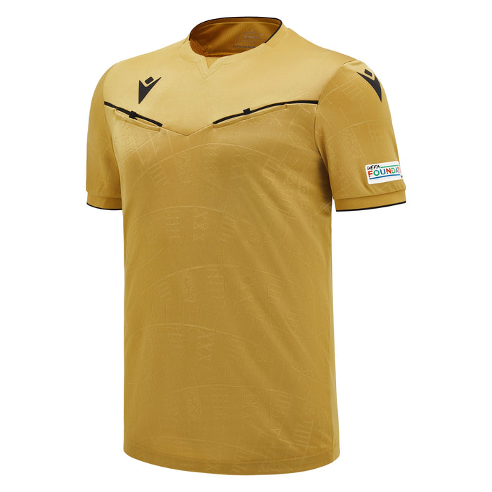 UEFA European Championship 2024 Referee Shirt - Gold - Short Sleeves