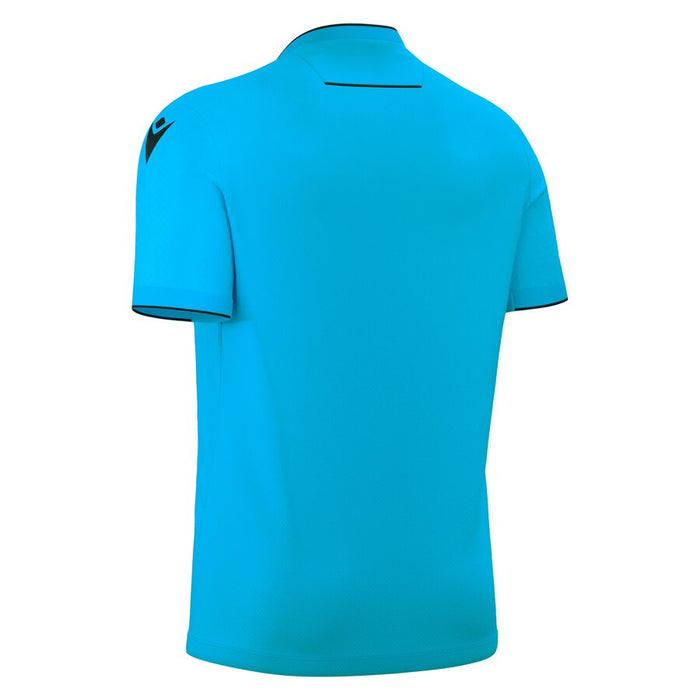 Macron Referee Shirt Ponnet Eco - Neon Blue - Short Sleeves